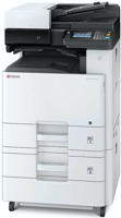ECOSYS M8124cidn на активной тумбе подачи бумаги